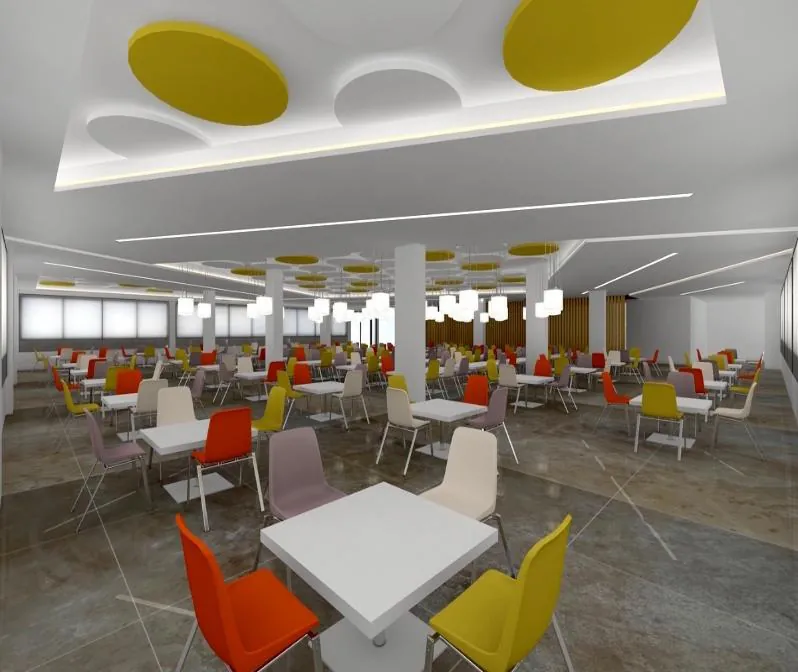 GE Power canteen: concept 3D view